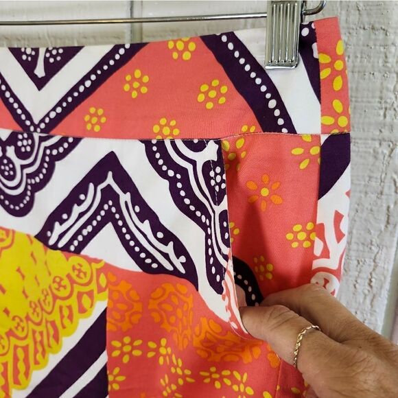 TRINA TURK Women's California Mini Skirt Lined Pockets Sunny Spirit size 0 - Picture 1 of 10